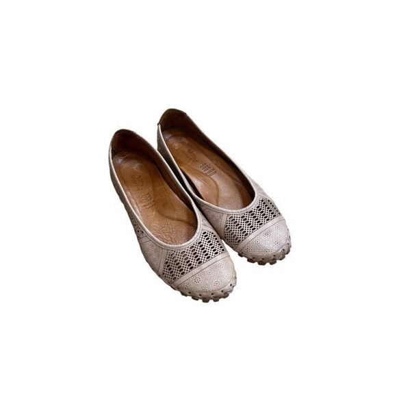 Spring Step Pink Soft Leather Ballet Kenyetta Flats Womens Size EU 39 US 8.5 - Picture 1 of 8